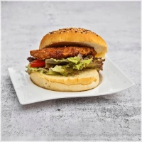 Crispy hot burger