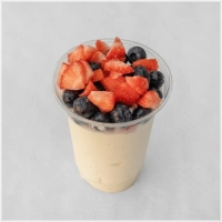 Yoghurt met vers fruit